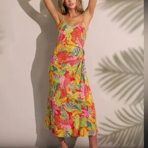 Dress Forum Tropical Midi Dress, Small